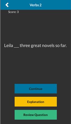 Egret: English Grammar Review - Screenshot 2