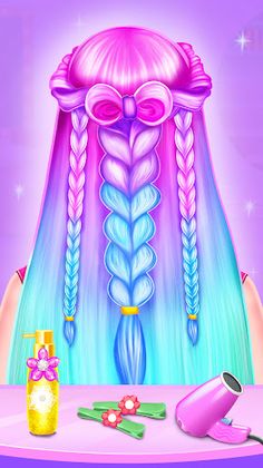 Braided Hair Salon MakeUp Game - Screenshot 3