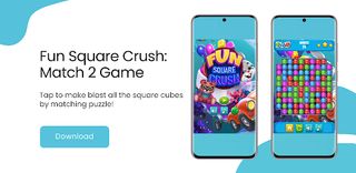 Fun Square Crush - Screenshot 1