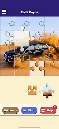 Rolls Royce Love Puzzle - Screenshot 1