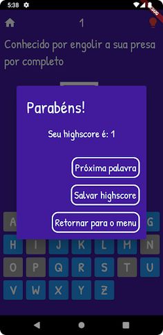 Hangman the game - Screenshot 2