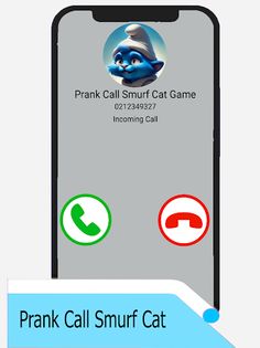 Fake Call Smurf Cat Game - Screenshot 4