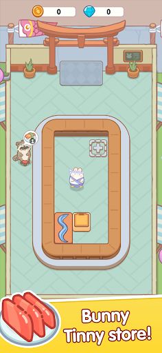 Bunny Sushi Bar - Idle Game - Screenshot 1