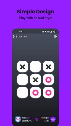 Tic Tac Toe Glow - Screenshot 3