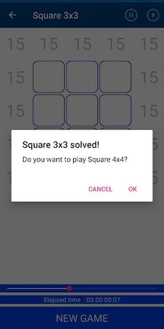 Magic Square 7x7 (tablet 9x9) - Screenshot 3