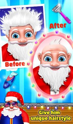 Christmas Santa Beard Shave - Screenshot 3