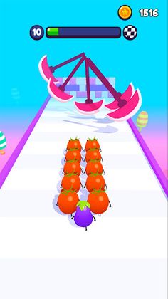 Fruit Fun Race 3D - Screenshot 1