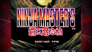 NINJA MASTER'S ACA NEOGEO - Screenshot 1