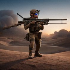 commando desert sniper shooter - Screenshot 1