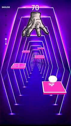 Wednesday Addams- Tiles Hop - Screenshot 4