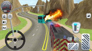 Modern Fire Truck Simulator 3D - Screenshot 3