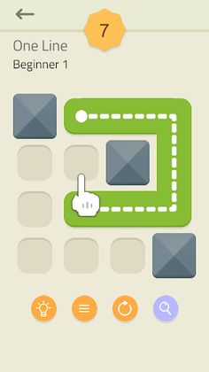 Fill One Line Puzzle game-Fill - Screenshot 1