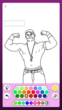 John Cena Coloring Game - Screenshot 3