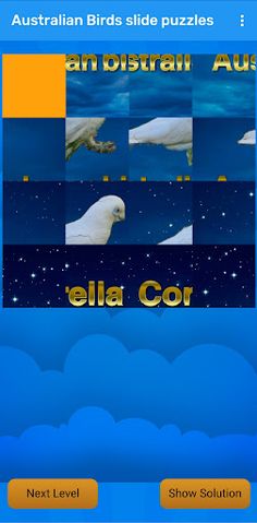 Tiles puzzle Bird's - Screenshot 1