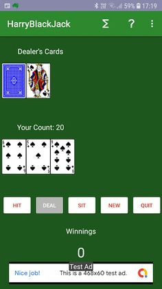 HarryBlackJack - Screenshot 1