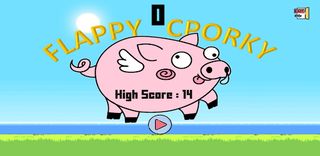 Flappy CPorky - Screenshot 1