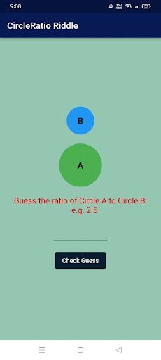 Circle Ratio puzzle - Screenshot 1