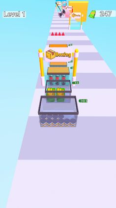 Basket Stack Run 3D - Screenshot 2