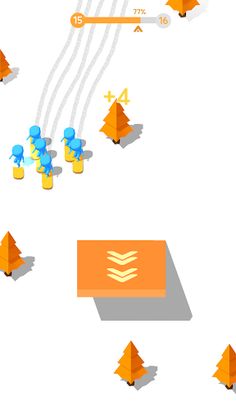 Crowd Ski - Screenshot 2