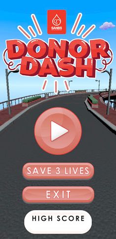 SANBS Donor Dash - Educational - Screenshot 1