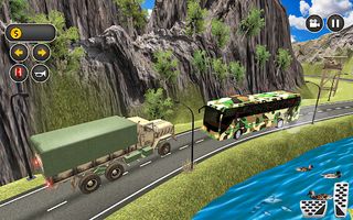 Army bus games 3d Army driving - Screenshot 3