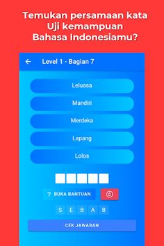 Game Tebak Kata 5 kata 1 kata - Screenshot 2