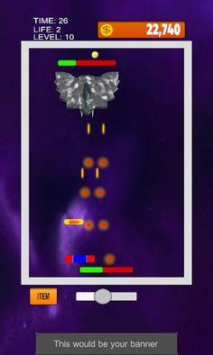 Brick breaker space mission - Screenshot 1