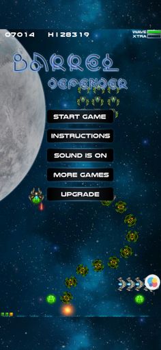 Barrel Defender Galaxy - Screenshot 1