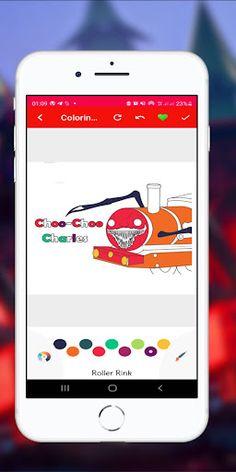 Choo-Choo charles Coloring 2 - Screenshot 2