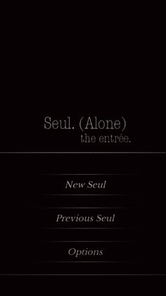 Seul (Alone) The entrée - CYOA - Screenshot 1