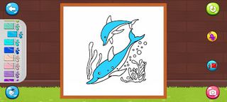 Coloring Shark Meg - Screenshot 2