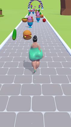 Fat 2 Fit-Body Run - Screenshot 2