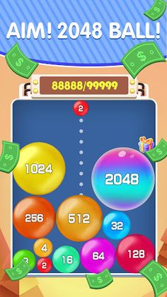 Lucky 2048 - Win Big Reward - Screenshot 1