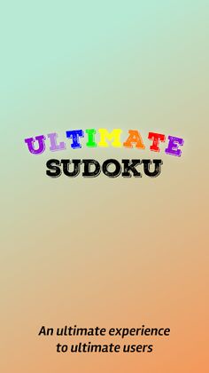 Ultimate Sudoku - Screenshot 1