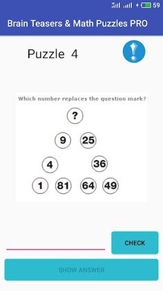 Brain Teasers & Math Puzzles P - Screenshot 2