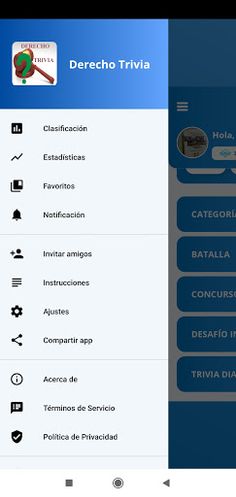 Derecho Trivia - Screenshot 1