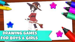 konosuba coloring  book - Screenshot 1