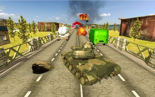Tank Traffic Racing War - Screenshot 1