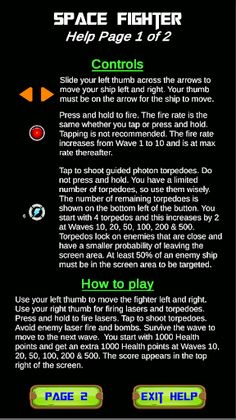 Space Fighter 2D - Screenshot 2