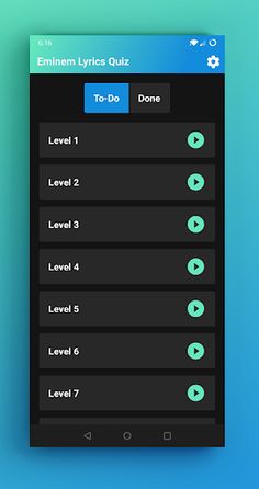 Eminem Lyrics Quiz (Impossible - Screenshot 1