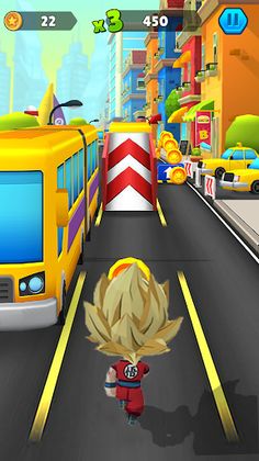 Dragon Hero Ball Z Endless Run - Screenshot 1