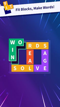 Flow Fit - Word Puzzle - Screenshot 1