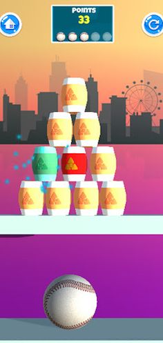 Hit Ball & Knock down - Screenshot 2