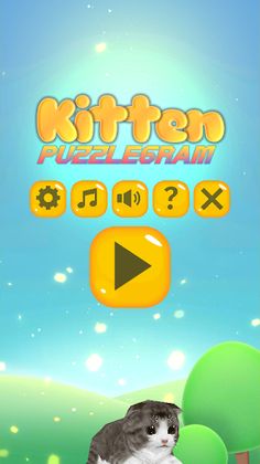 Kitten Puzzlegram: Cat Tangram - Screenshot 1