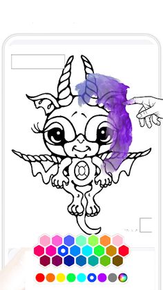 Cute Kawaii Coloring Pages - Screenshot 3