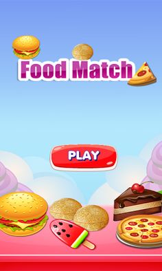 Food Match Cookie Rush Puzzle - Screenshot 1