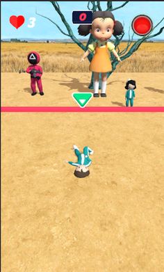 Squid Challenges Game - Screenshot 1