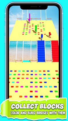 Bridge Build Runner Stair Race - Screenshot 2
