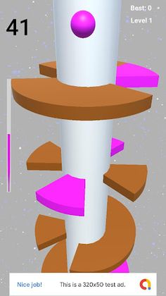 Helix Tower Fall Ball - Screenshot 2