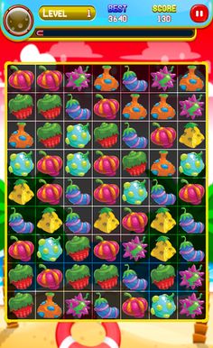 Fruit Match: Alien Delights - Screenshot 2